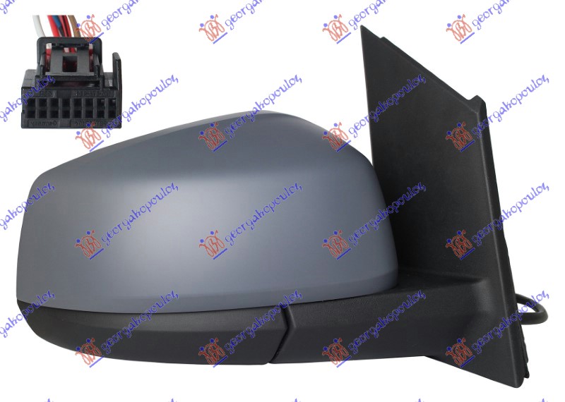 Vw caddy 2020- (sbb/sbj) RETROVIZOR ELEKTRICNI SA GREJACEM PM (5 PIN) (A KVALITET) (KONVEKSNO STAKLO)