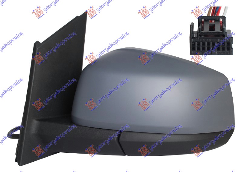 Vw caddy 2020- (sbb/sbj) RETROVIZOR ELEKTRICNI SA GREJACEM PM (5 PIN) (A KVALITET) (KONVEKSNO STAKLO)