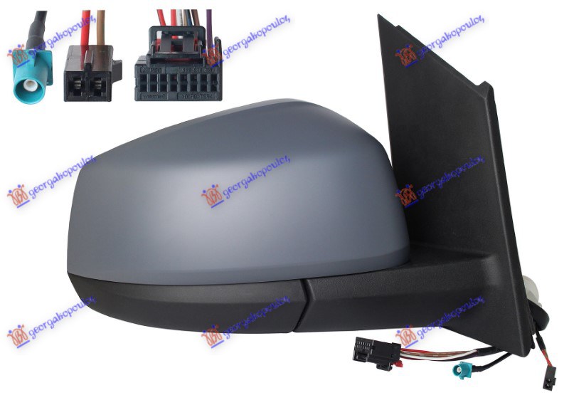 Vw caddy 2020- (sbb/sbj) RETROVIZOR ELEKTRICNI SA GREJACEM PM (ELEKTRO-SKLOPIV) (MRTAV UGAO) (CIP RADIO ANTENE) (10 PIN)