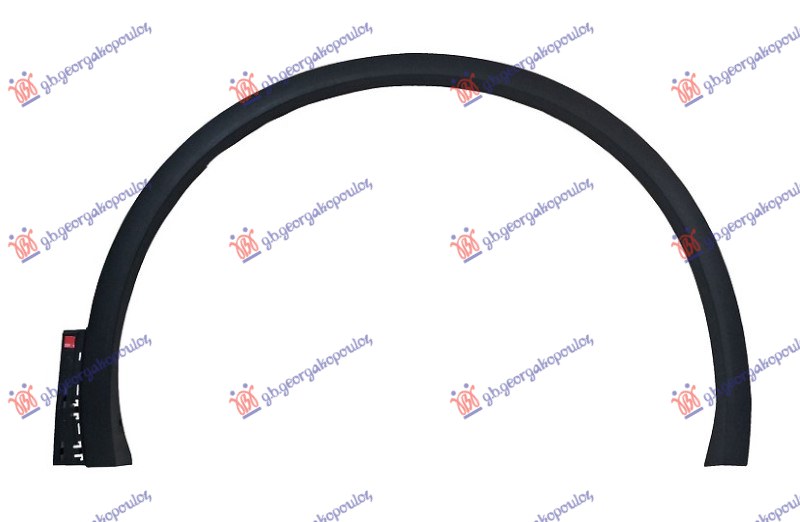 Vw tiguan allspace/xl 17-21 RUB PLASTICNI PREDNJEG BLATOBRANA (R-LINE)