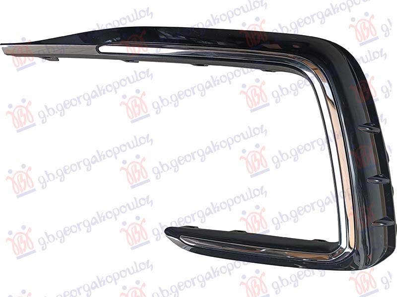 Vw tiguan 2020-2023 (ad1/ax1) LAJSNA RESETKE PREDNJEG BRANIKA CRNA (SA HROM) (R-LINE)