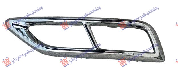 Vw tiguan 2020-2023 (ad1/ax1) LAJSNA IZDUVNE CEVI AUSPUHA HROM (R-LINE)