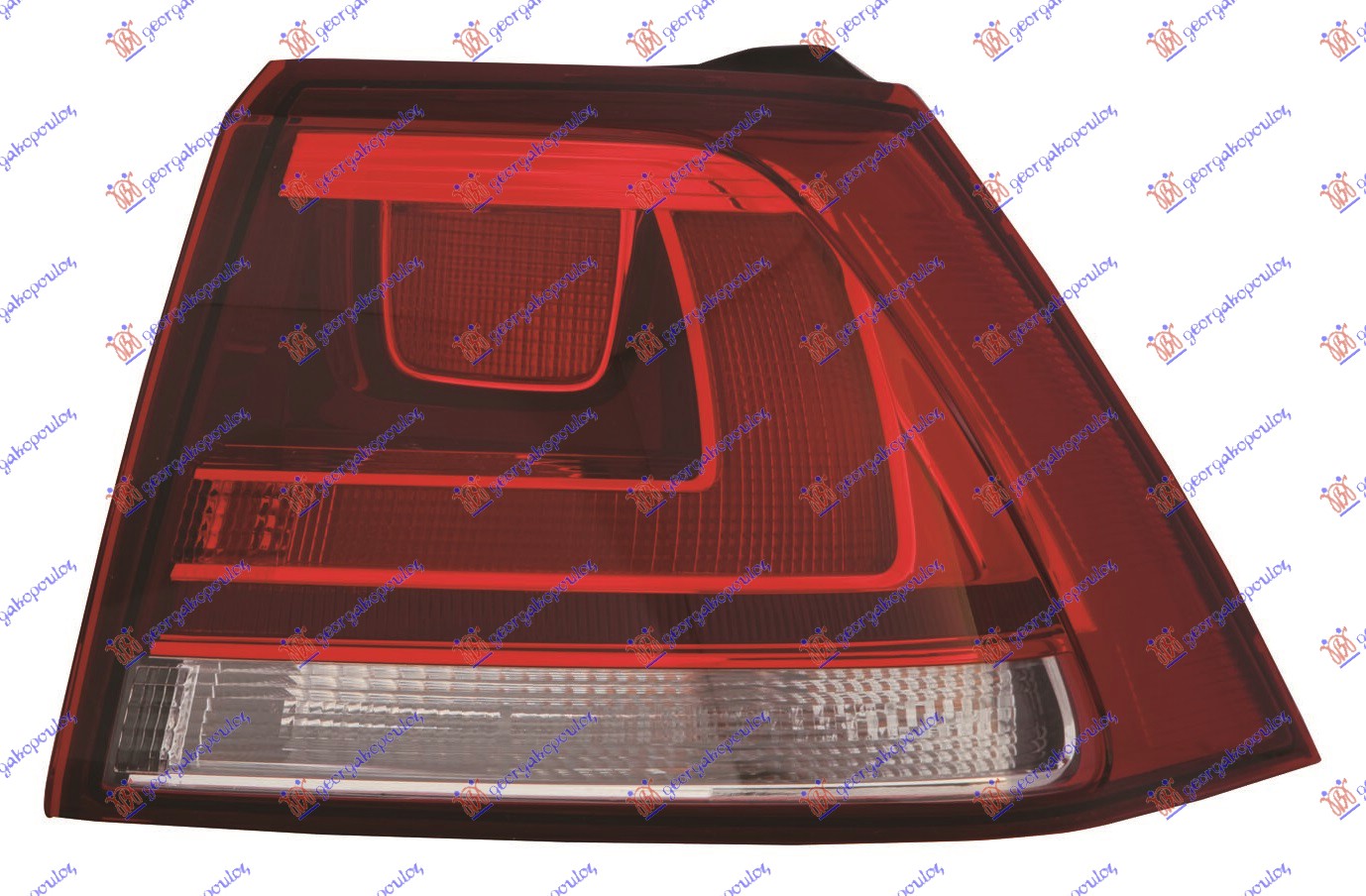 Vw golf vii 13-16 STOP LAMPA SPOLJASNJA CRNA (VALEO)