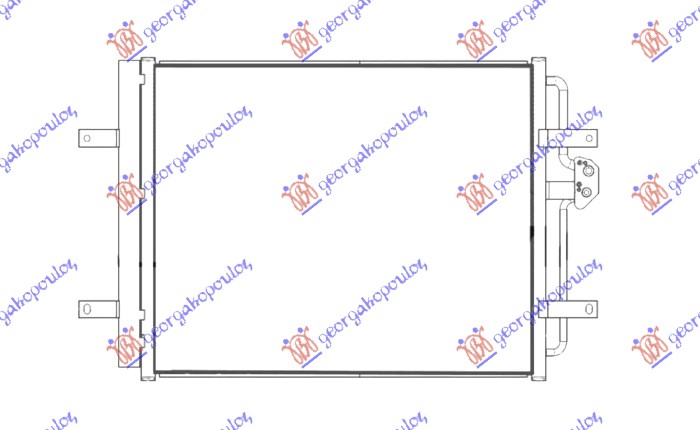 Vw golf vii 16-19 HLADNJAK KLIME (ELEK) (580x441)