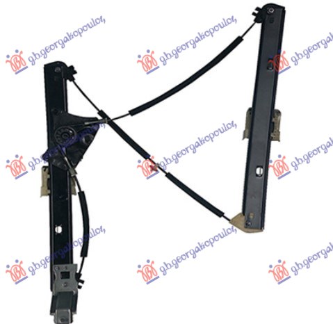 Vw t-cross 2019-2023 (c11/d31) PODIZAC PREDNJEG PROZORA ELEKTRICNI (BEZ MOTORA) (A KVALITET)