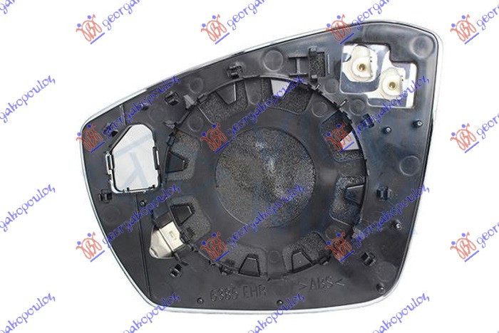 Vw t-cross 2019-2023 (c11/d31) STAKLO RETROVIZORA SA GREJACEM (KONVEKSNO)