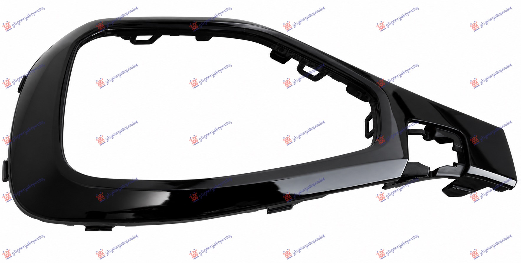Vw t-roc 2022-2025 (a11/d11) POKLOPAC MAGLENKE SJAJ-CRNI (R-LINE)